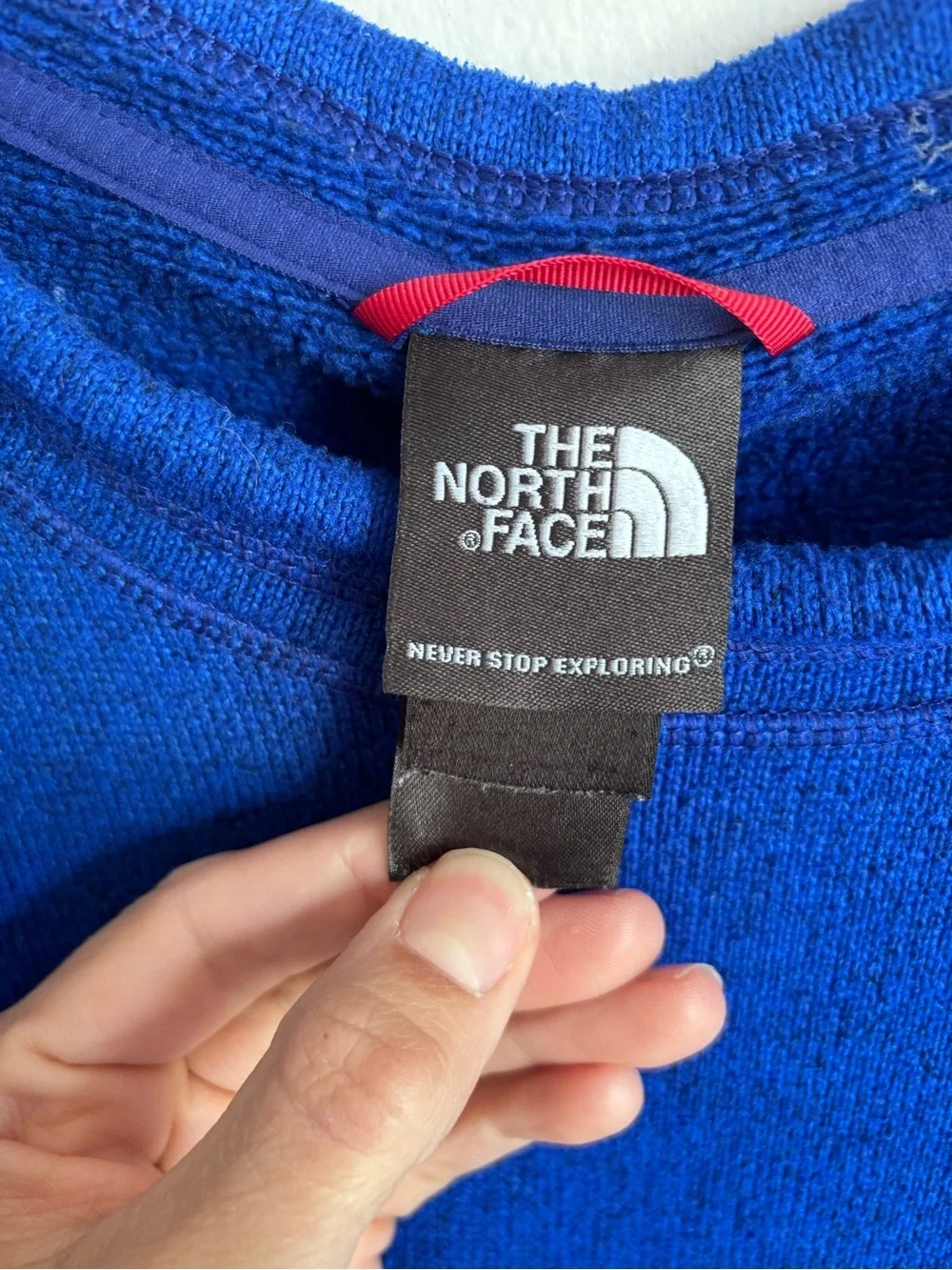 The North Face Men's Crewneck Sweater - Royal Blue size XL